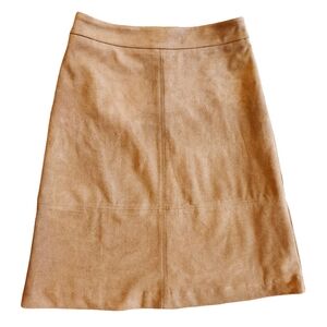 Talbots Camel Midi Skirt